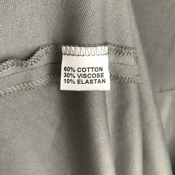 New Iren Klairie Gray Lace Trim Long Sleeve Dress - Picture 5 of 5